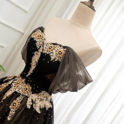 Prom Dresses,party Evening Dresses, Black And..