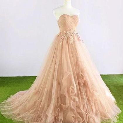 Prom Dresses,champagne Prom Dresses, Sweetheart..