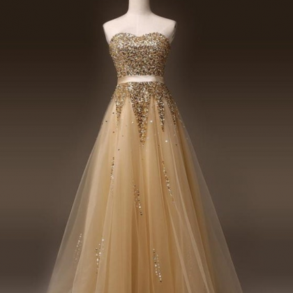 Prom Dresses,long Elegant Evening Gowns，tulle..