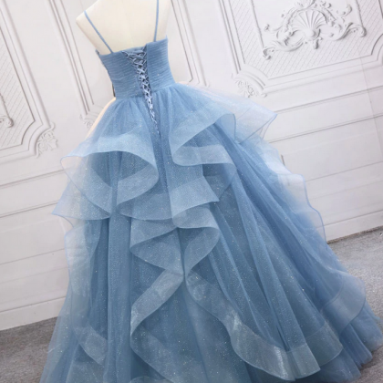 Prom Dresses,the Most Dazzling Sweet Princess Blue..