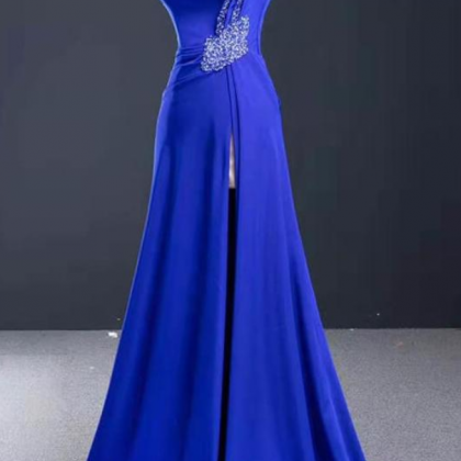 Prom Dresses,romantic And Elegant Klein Blue..