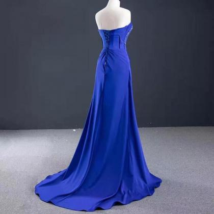 Prom Dresses,romantic And Elegant Klein Blue..