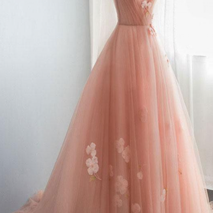 Prom Dresses,celebrity Princess Style Pink..