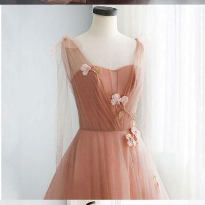 Prom Dresses,celebrity Princess Style Pink..