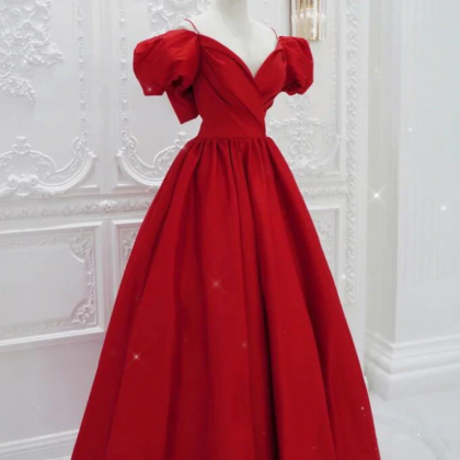 Prom Dresses,elegant Women's Red..