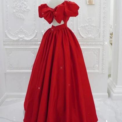 Prom Dresses,elegant Women's Red..