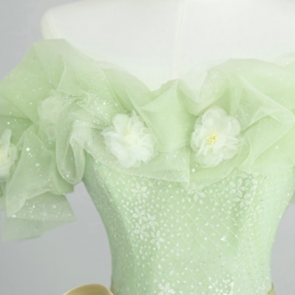 Prom Dresses,green Sweetheart Evening Gowns..