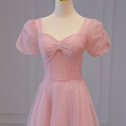 Prom Dresses,superior Elegant Pink Evening..