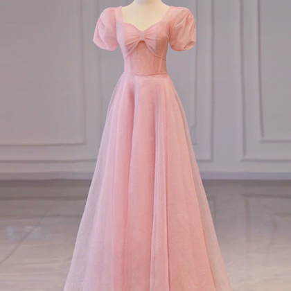 Prom Dresses,superior Elegant Pink Evening..