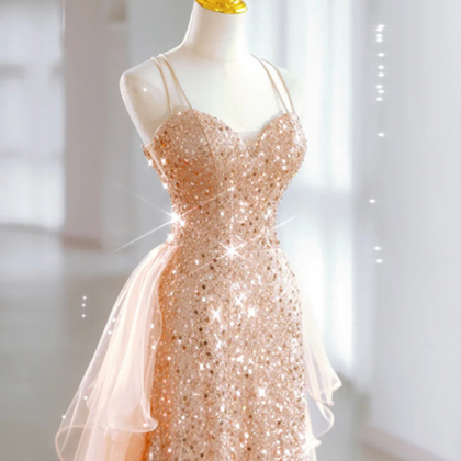 Prom Dresses,sequin Evening Gowns High-end Light..