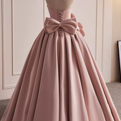 Prom Dresses,pink Senior Feeling Evening Gowns..
