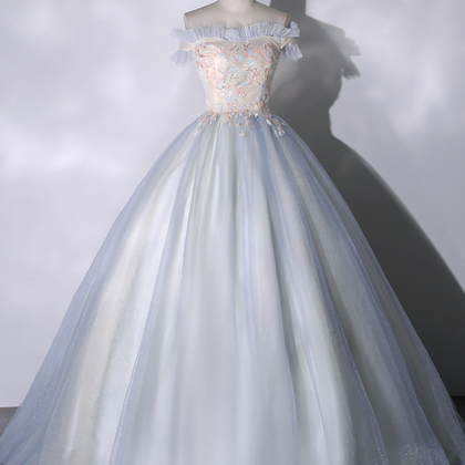 Prom Dresses,sexy Strapless Lace Neckline Design..
