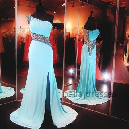 One Shoulder Prom Dresses,luxury Prom..