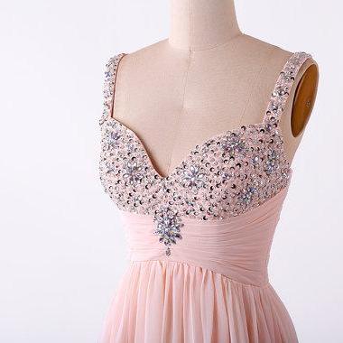 Fashion Blush Pink Empire Summer Prom Dresses 2016..
