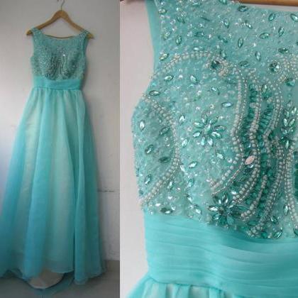 Prom Dress,beading Prom Dress With Crystal,..