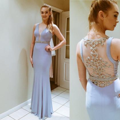 Prom Dress,off The Shoulder Ice Blue Sweetheart..