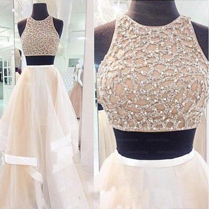 Charming Prom Dress,sexy 2 Piece Style Prom..
