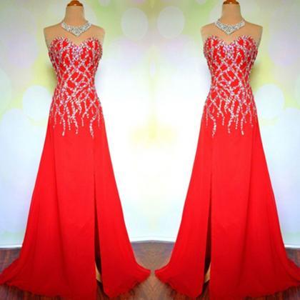 Red Prom Dresses,mermaid Prom Dress,prom..