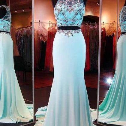 2 Piece Prom Gown,Two Piece Prom Dresses,2 Pieces Party Dresses   cg14130 main image 0