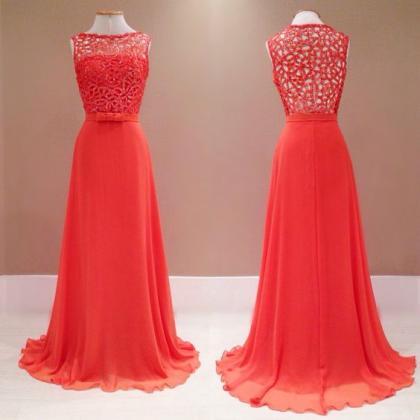 Red Prom Dresses,prom Dress,chiffon Prom Dress,a..