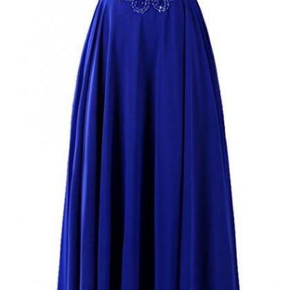 Royal Blue Prom Dresses,charming Evening..