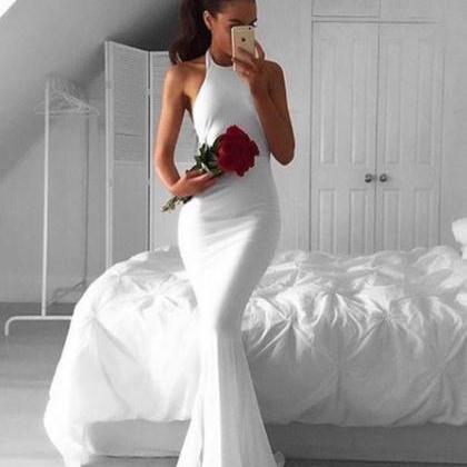 Sexy Prom Dresses,white Evening Dresses, Fashion..