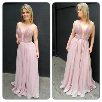 Pink Prom Dresses, Prom Dress,prom Gown,pink Prom..