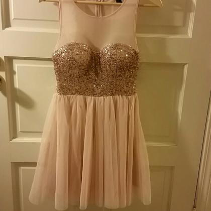 Homecoming Dress, Pink Homecoming Dresses,tulle..