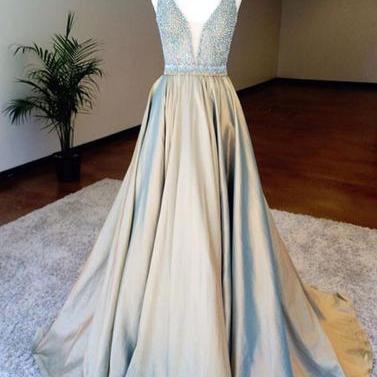 Long Prom Dress,elegant Long Prom Gown,sparkle..
