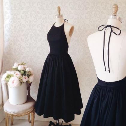 Prom Dress,cute Prom Dresses,a-line Black Cocktail..