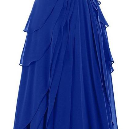 Royal Blue Prom Dress,bodice Prom Dress,maxi Prom..