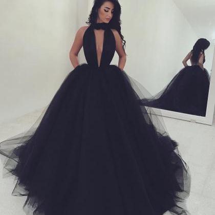 Prom Dress,modest Prom Dress,prom Dresses,black..
