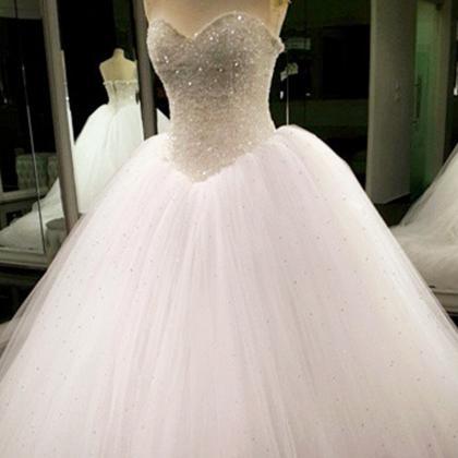 Wedding Dresses, Wedding Gown,bling Beading Sequin..