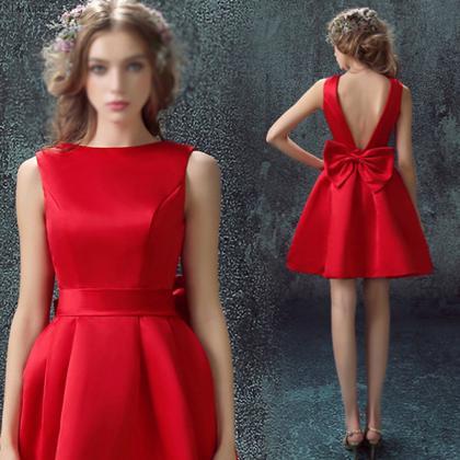 Sweetheart Red Homecoming Dresses,S..