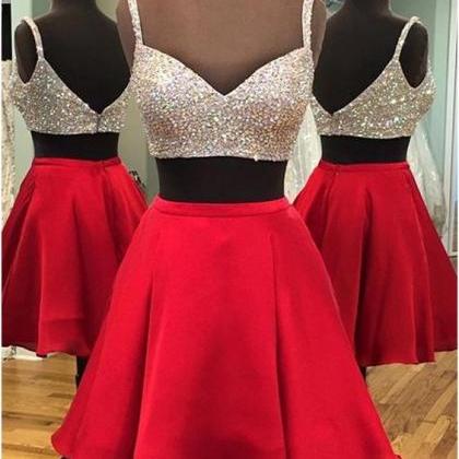 Sweetheart Short Prom Dresses,sexy A Line Prom..