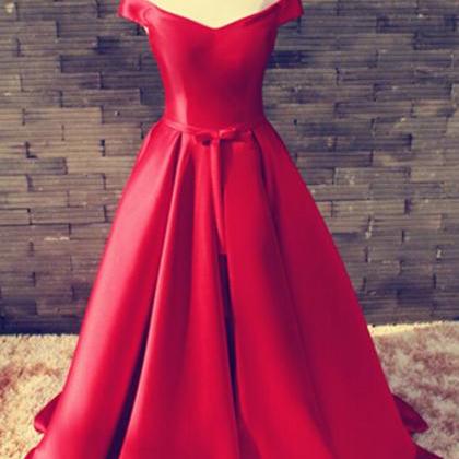Red Prom Dresses,2017 Evening Gown, Prom Gown,off..