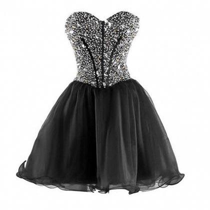 Women's Short Crystals Prom Gowns..