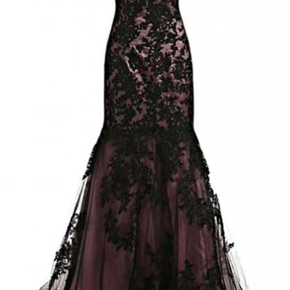 Mermaid Prom Dresses,black Prom Dress,prom..