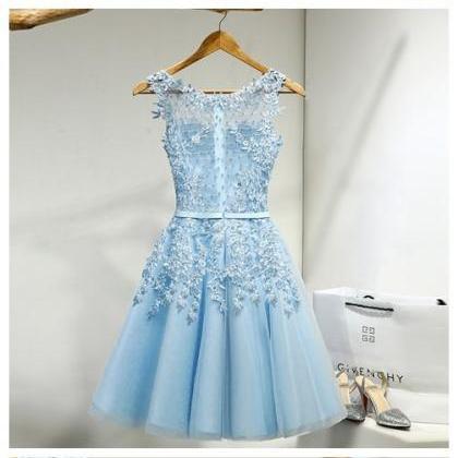 Blue Homecoming Dress,lovely Homecoming..