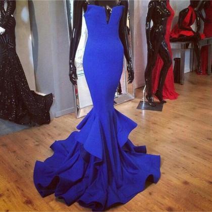 Royal Blue Prom Dresses, Evening Dress Prom..