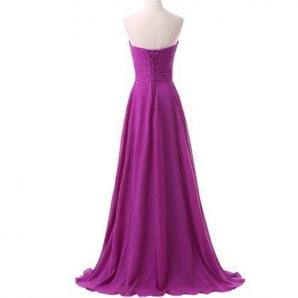 Long Evening Dress Purple Lange Avondjurk Grace..