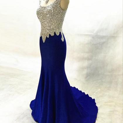 Fashion Halter Mermaid Prom Dresses Evening Dresses Long Party Gowns ...