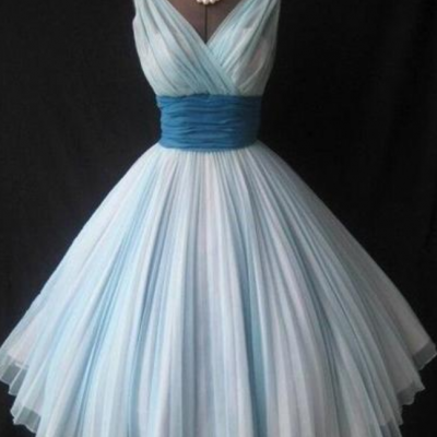 Spark Queen Prom Dresses Short, Retro Prom Dresses,Vestidos De Fiesta,Bridesmaid Formal Gowns,Light Blue Prom Dresses,Tulle Prom Gowns
