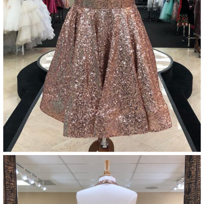 Sparkly Homecoming Dress,Sequin Homecoming Dresses,Halter Neckline Homecoming Dress,Short Homecoming Dresses,A-line Homecoming Dresses