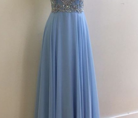 Illusion Neck Lace Top Long Chiffon Dresses Flamingo