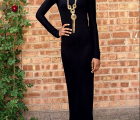 Custom Charming Chiffon Prom Dress,One Shoulder Evening Dress Y1234 main image 1