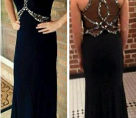 Sexy Prom Dress,mermaid Evening Dress,elegant Prom Dress,sleeveless ...