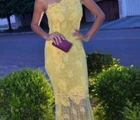 Scoop Mermaid Tulle Sweep Train Prom Dresses With Appliques LBQ0286 main image 1