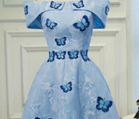 Sky Blue V Neck Sleeveless Sheath Lace Short Homecoming Dress