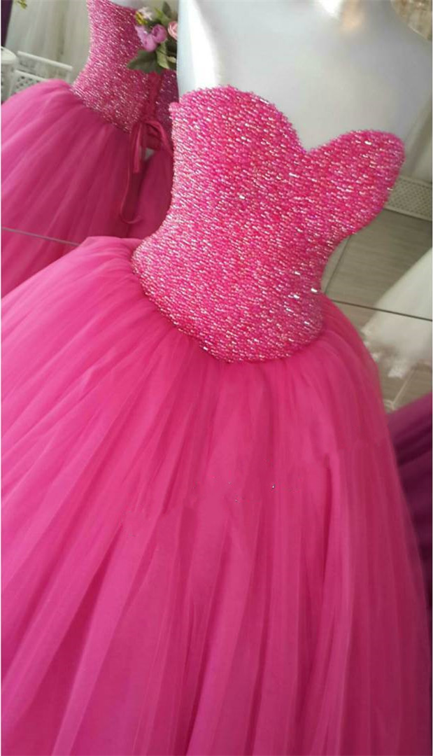 Pink Ball Gowns Prom Dress,sweetheart Dress,pink Quinceanera Dresses,sweet 16 Dresses